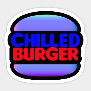 Aspergers chilled tshirt Sticker